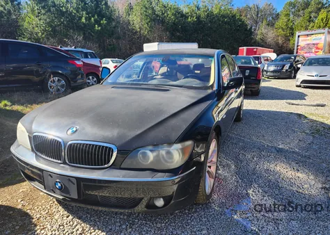 2008 BMW 750Li z USA, uszkodzony, nr VIN WBAHN83558DT84353